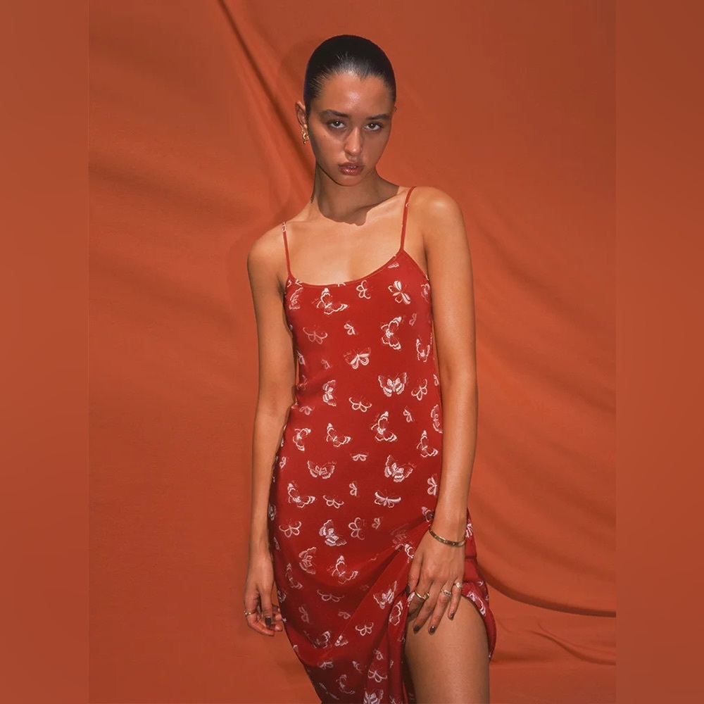 Realisation par cameron slip in red butterfly